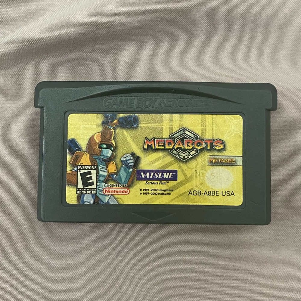 game boy advance metabee gold medabots